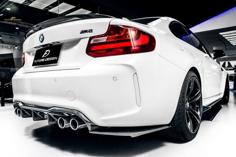 F87 M2 - MTC style Carbon Rear Diffuser 02